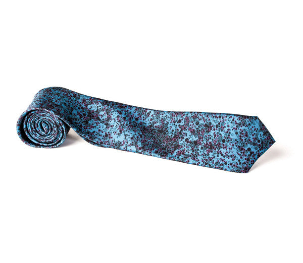 ASYMMETRICAL TIE - BLUE