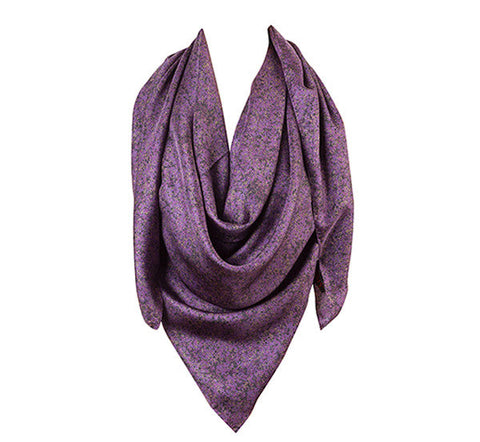 WOMEN SCARF - PURPLE YELLOW
